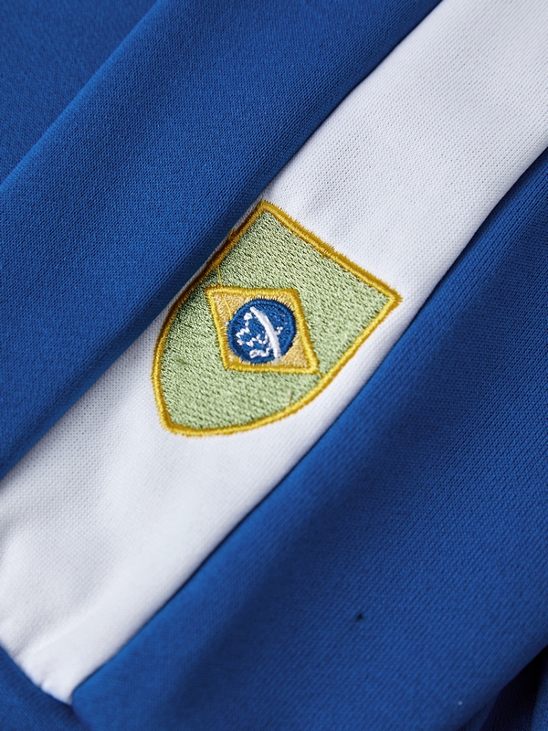 Color Block Splice Letter Embroidery Jacket-5