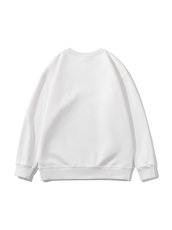 Men’s Solid Color Comfort Cotton Crew Neck Sweatshirt-1